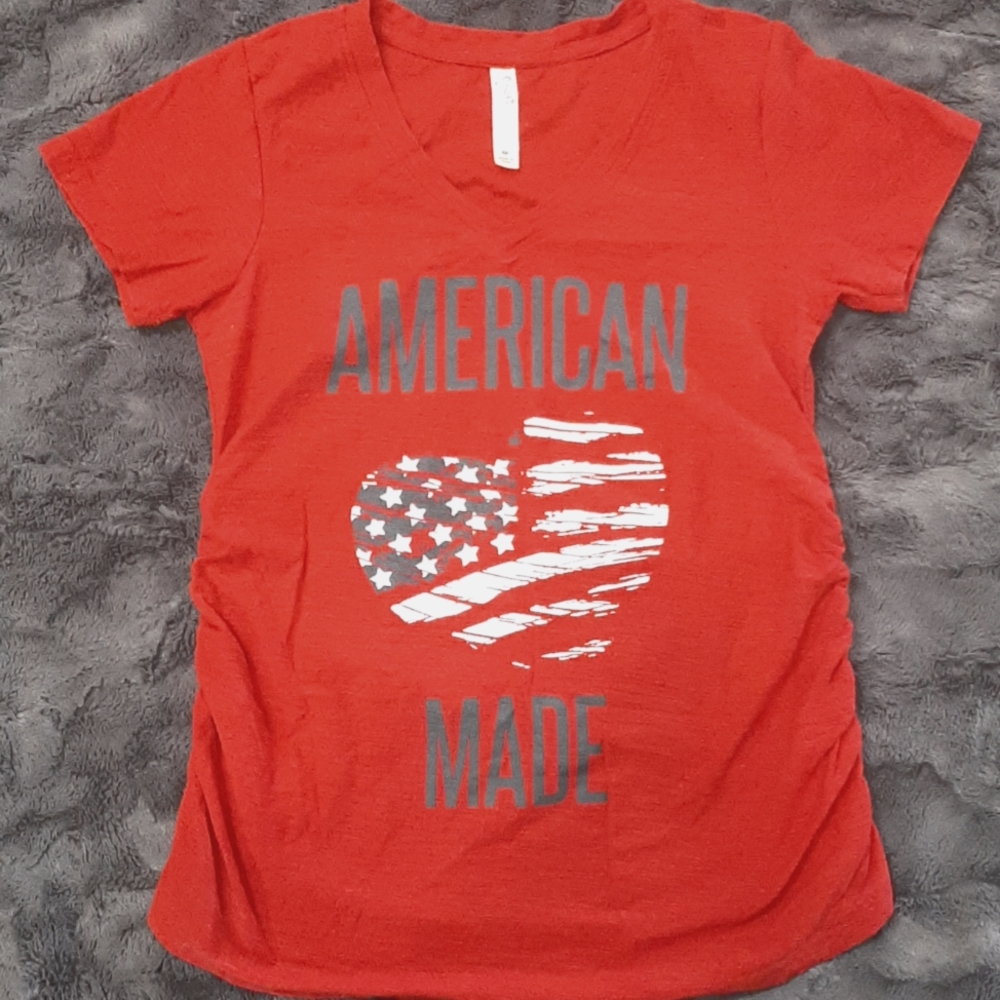 American made maternity t shirt